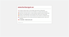 Desktop Screenshot of kentaurgym.se