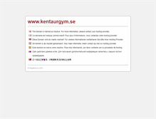 Tablet Screenshot of kentaurgym.se
